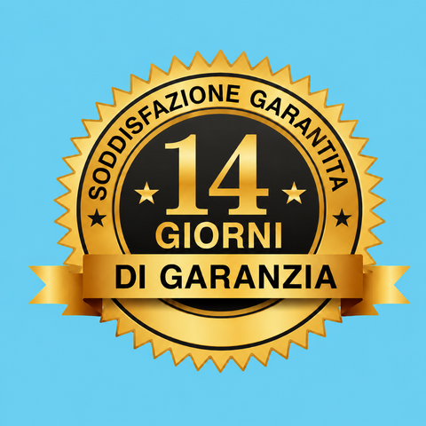 Garanzia soddisfazione 14 giorni