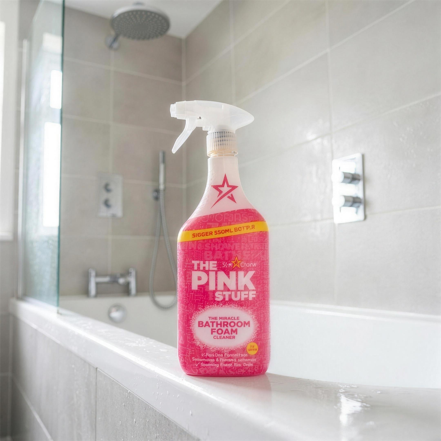 The Pink Stuff Schiuma Bagno 850ml a bordo vasca